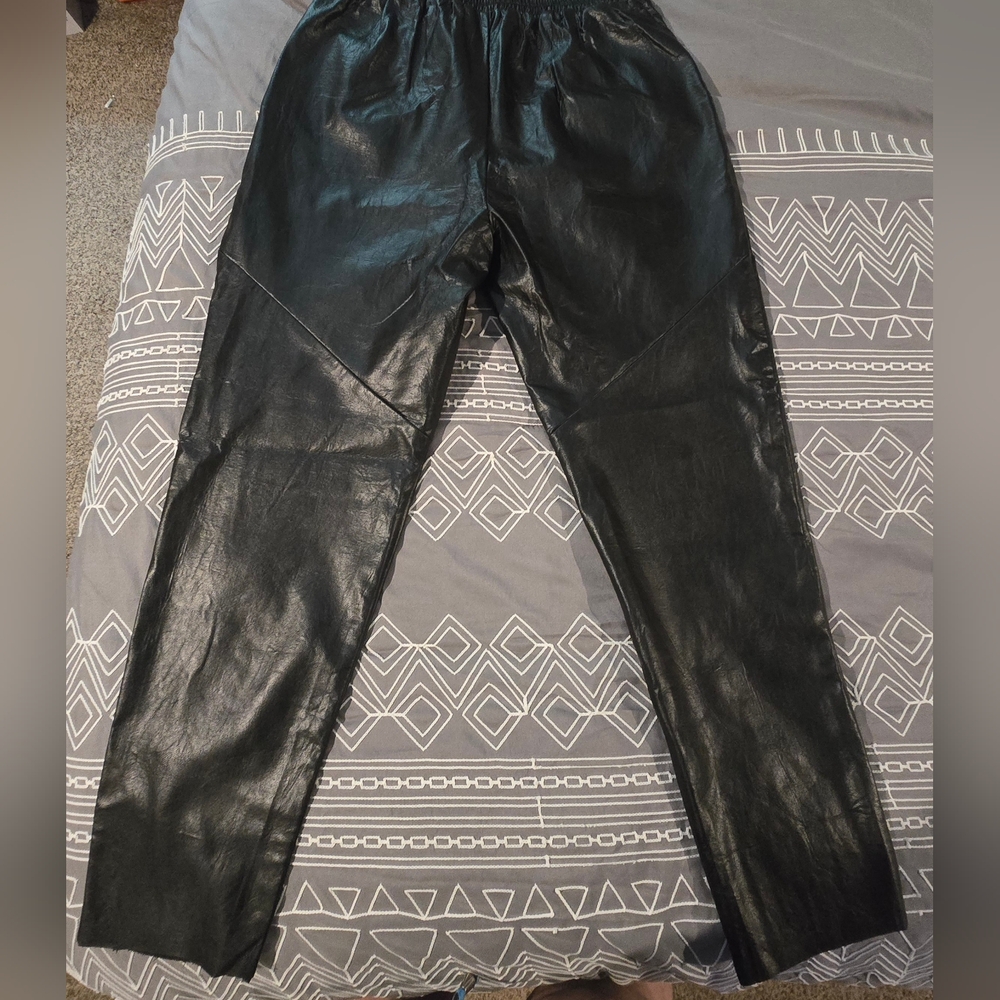 Ramy Brook Faux Leather Samson Pants Size Medium - Picture 4 of 11